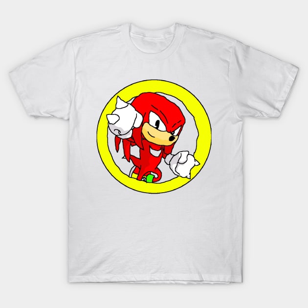 Knuckles Icon T-Shirt by onazila pixel